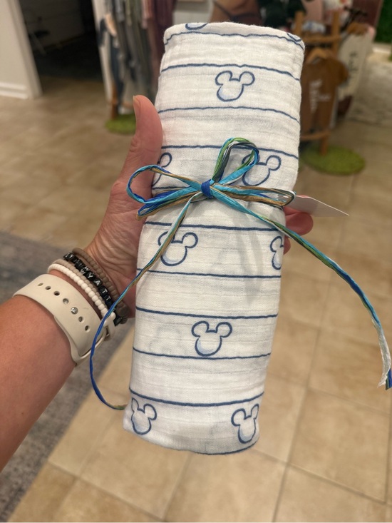 Disney Other - Disney Mickey Mouse Breathable Muslin Swaddle - NEW